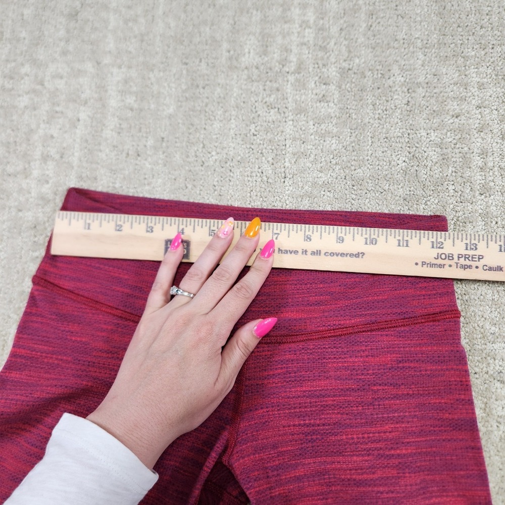 Lululemon Pants Womens 4 Wunder Under Crop II Tights Yoga Stretch‎ Spacedye Gym - Picture 4 of 9